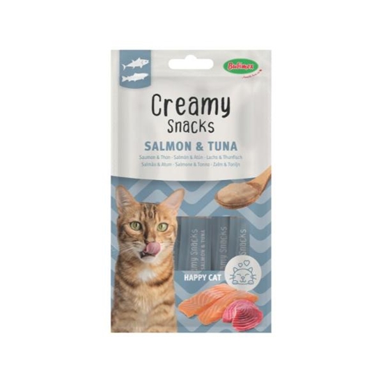 Picture of Bubimex Tuna & Salmon Creamy Lick Paste 60g x 4pkts for Cats